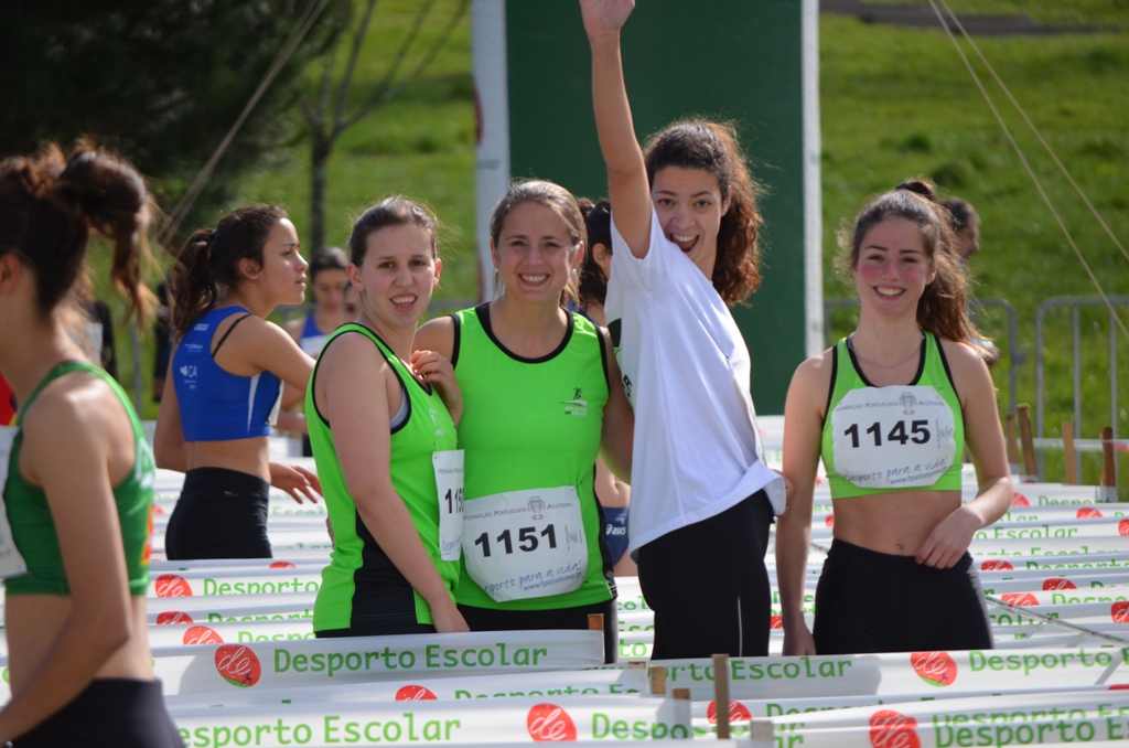 Equipa Feminina no Nacional Cross curto